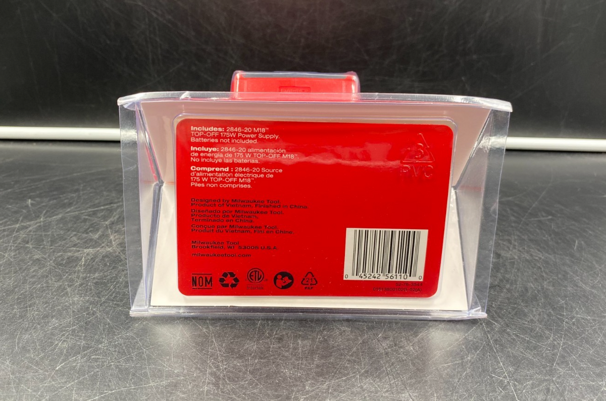 Milwaukee 2846-20 M18 Top-Off 175W Power Supply - NEW