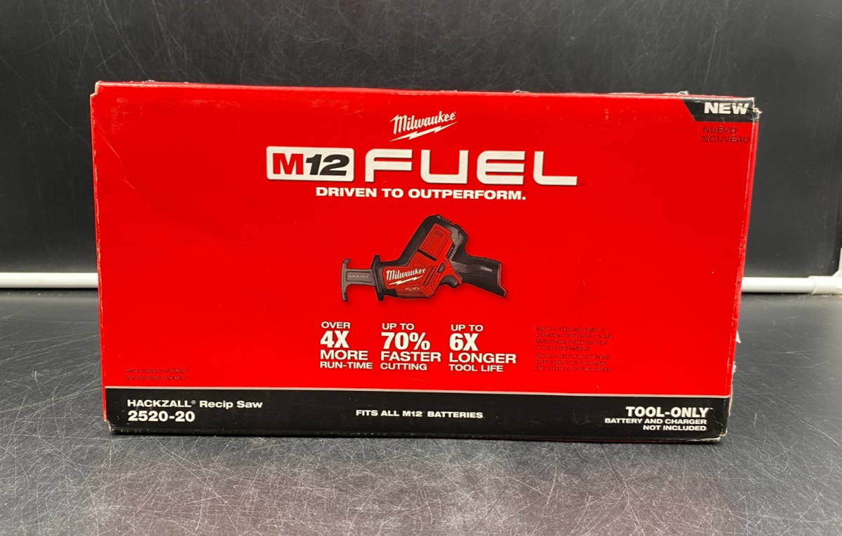 Milwaukee 2520-20 M12 Fuel Hackzall Reciprocating Saw (Tool-Only) - NEW