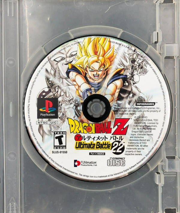 Dragon Ball Z Ultimate Battle 22 (Sony PlayStation 1) - Disc Only