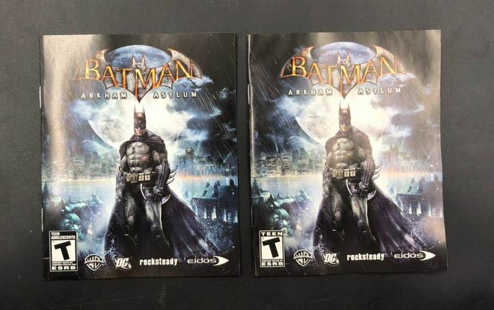 Batman: Arkham Asylum (PlayStation 3, PS3) w/ EN/FR Manuals