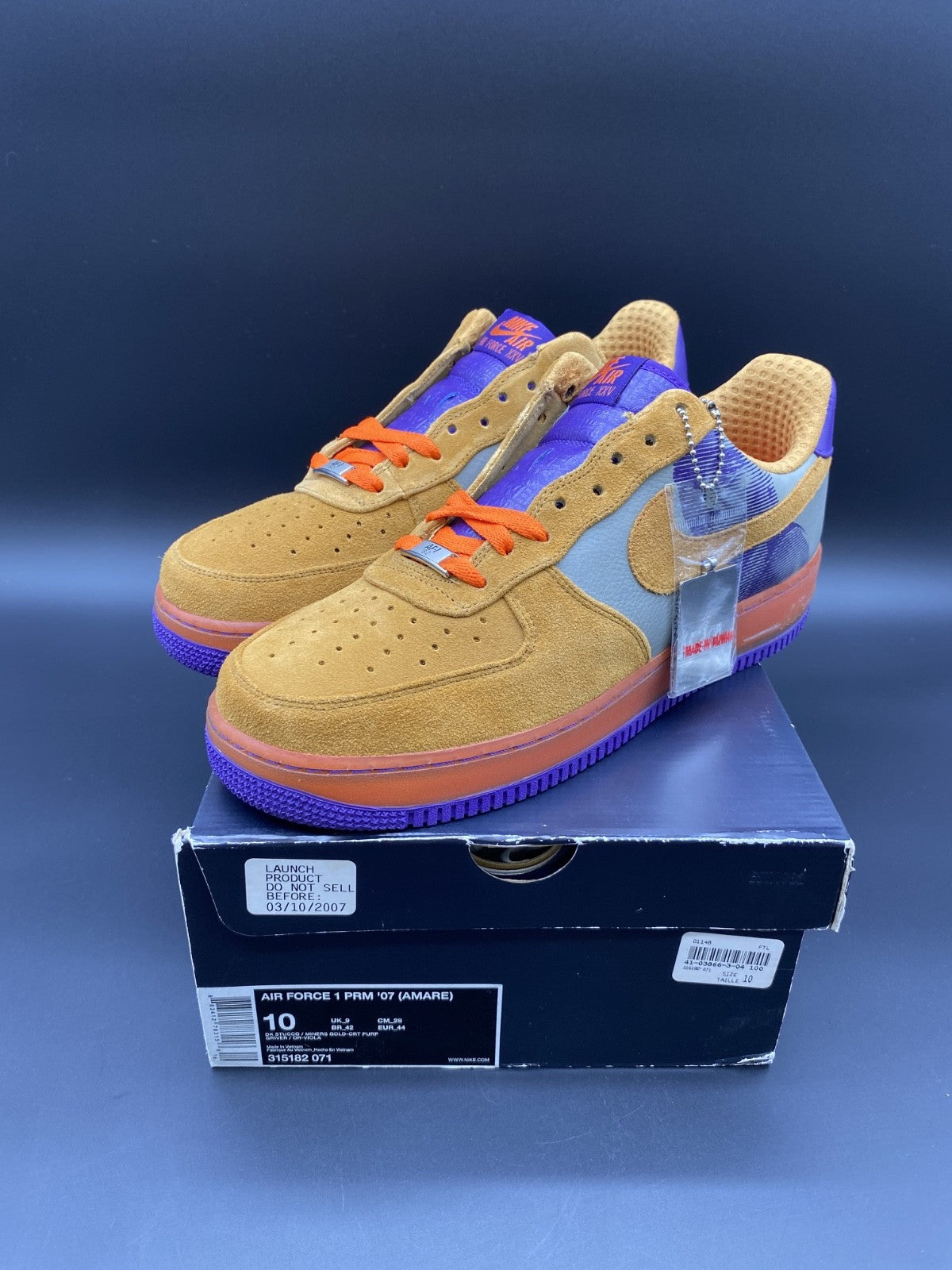 Nike Air Force 1 Premium '07 Amare 2007 SIZE 10M DS