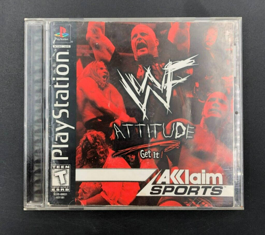 WWF Attitude Get It! Sony Playstation 1