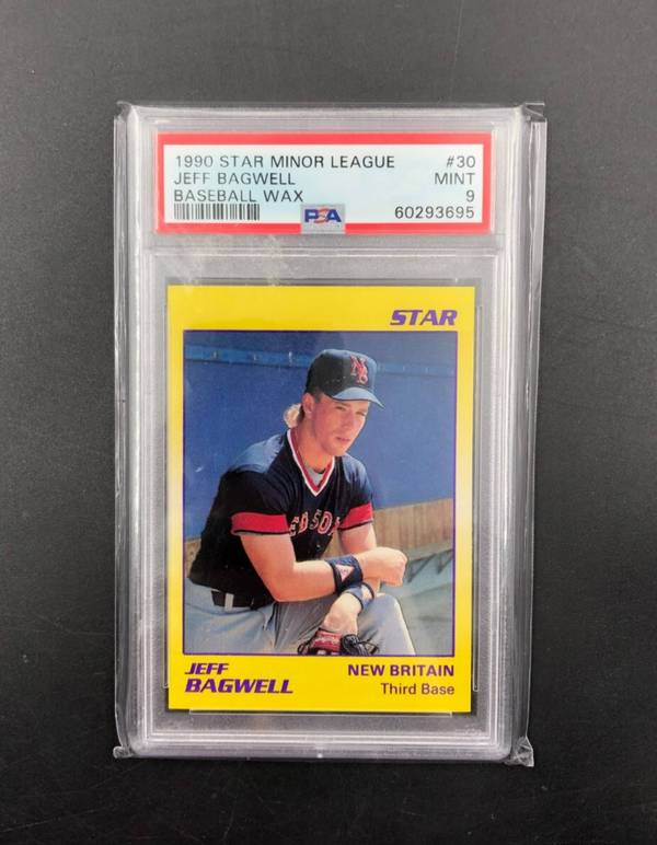 1990 Star Minor League Baseball Wax Jeff Bagwell No. 30 PSA 9 MINT