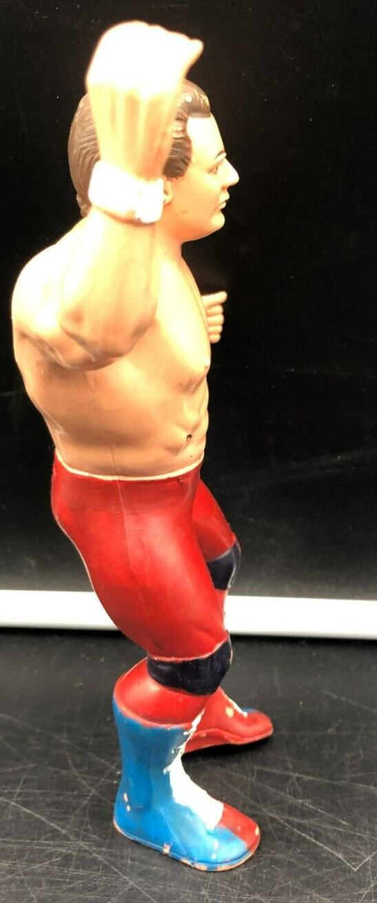 1986 Titan Sports LJN WWF 8" BRITISH BULLDOG DYNAMITE KID (Slicked Hair) Figure