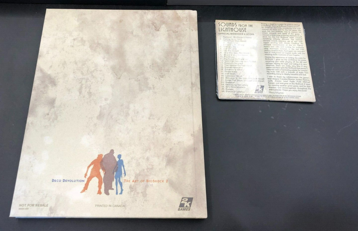 2K GAMES: XBOX 360 Bioshock 2 Special Ed. *Missing Posters, SEE PICS*