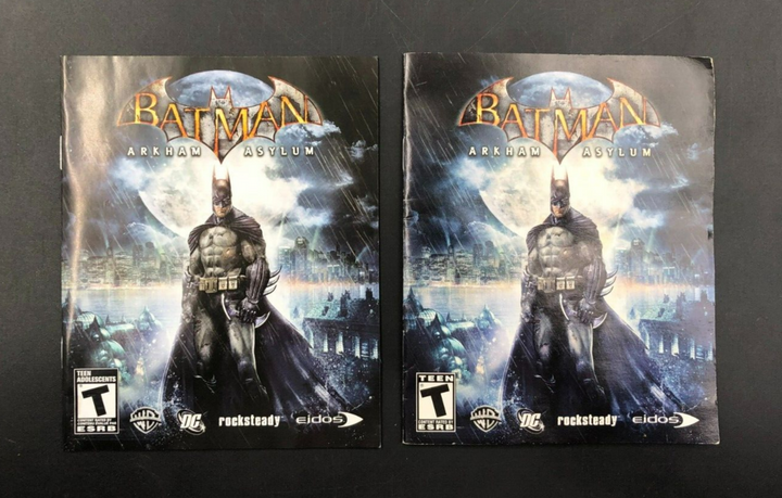 Batman: Arkham Asylum (PlayStation 3, PS3) w/ EN/FR Manuals - Greatest Hits Disc