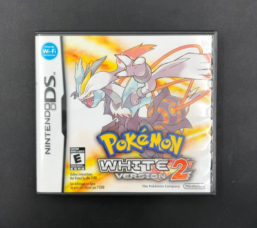 Pokemon: White Version 2 (Nintendo DS) in Case w/ Inserts