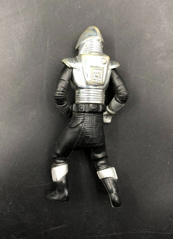 1978 Mattel Battlestar Galactica - 4.5" Cylon Commander Action Figure Chrome