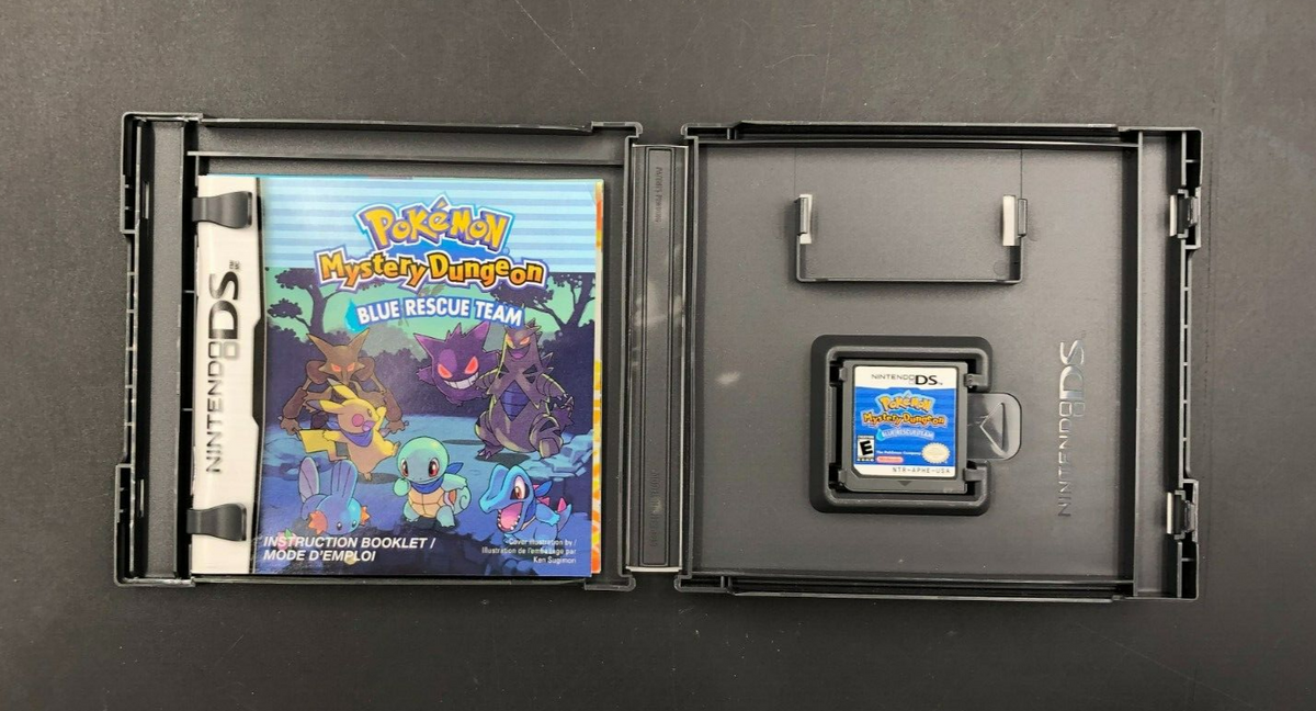 Pokemon Mystery Dungeon: Blue Rescue Team (Nintendo DS) w/ Manual + Inserts