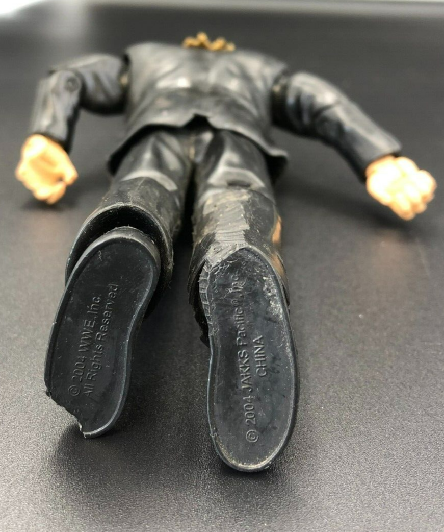 *AS-IS* 2004 JAKKS Pacific WWE Mr. PERFECT Wrestling Figure *USED, SEE PICS*