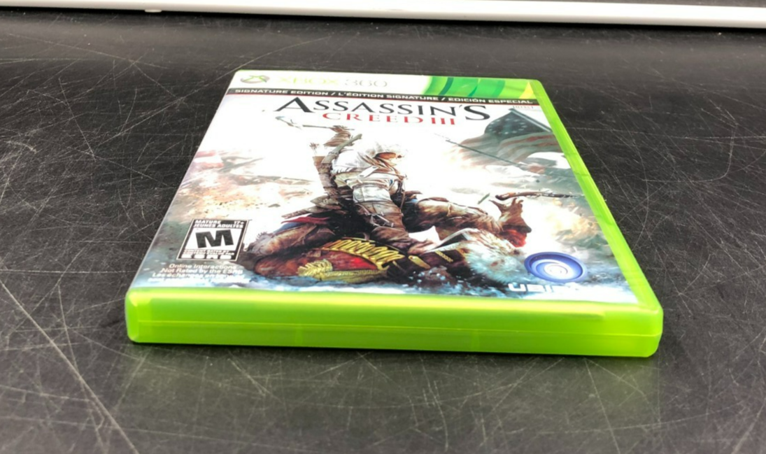 Assassin's Creed III - Signature Edition (Microsoft XBOX 360) w/ Manual + Insert