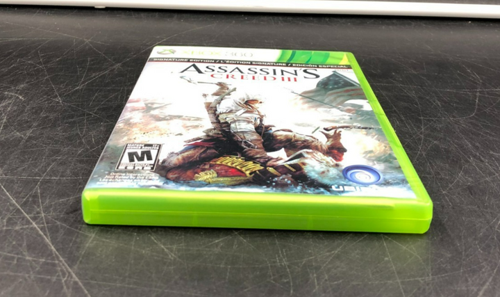 Assassin's Creed III - Signature Edition (Microsoft XBOX 360) w/ Manual + Insert