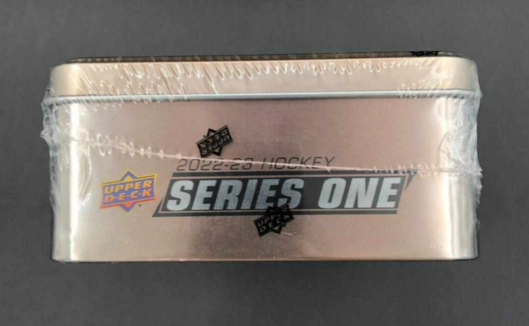 Upper Deck 2022-23 Series 1 NHL Hockey Trading Cards Tin - NEW