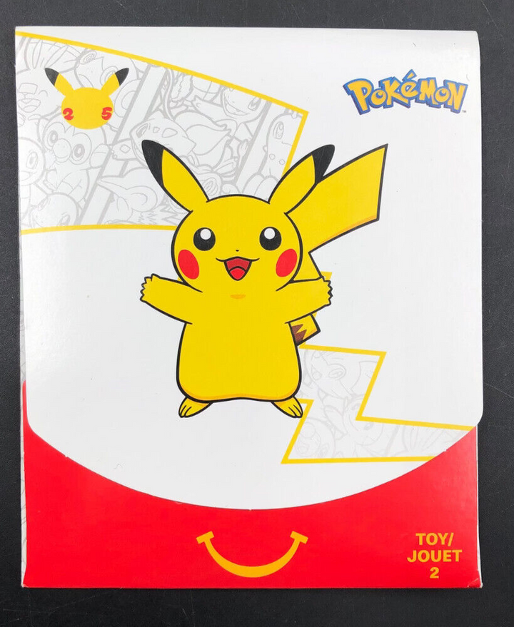 2021 POKEMON 25th Anniversary McDonald’s Happy Meal Booster Pack Toy 2 *NEW*