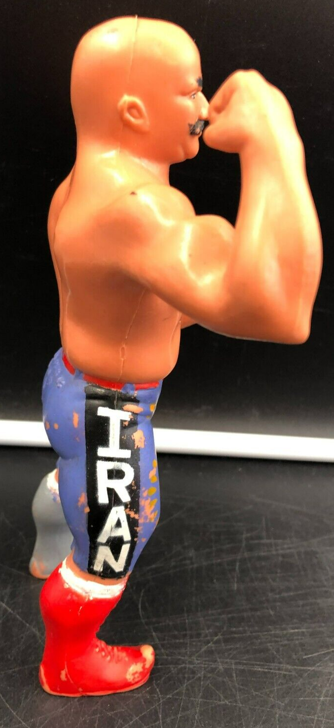1984 Titan Sports LJN WWF 8" IRON SHEIK Wrestling Figure
