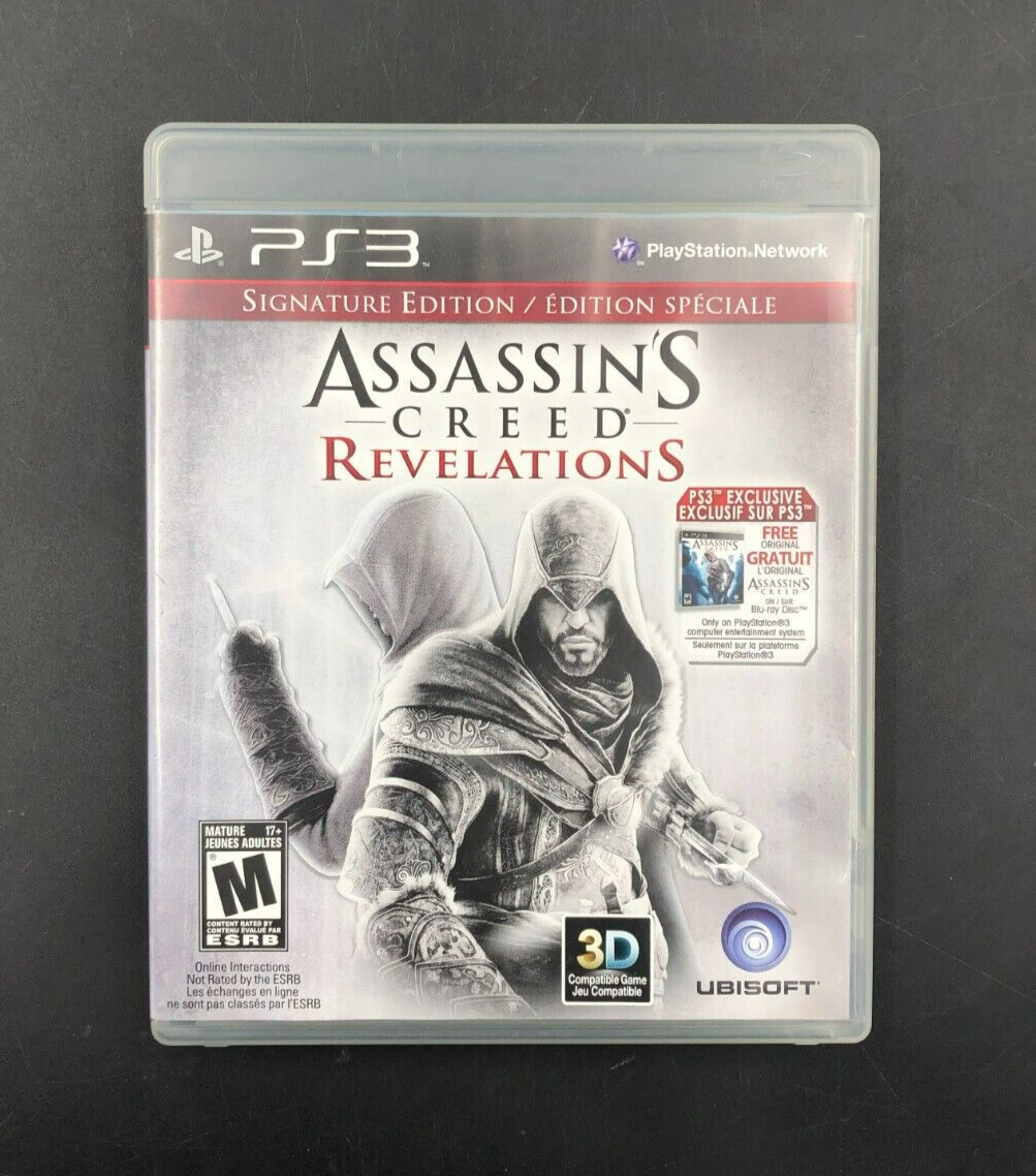 Assassin's Creed: Revelations - Signature Edition (PlayStation 3, PS3) w/ Manual