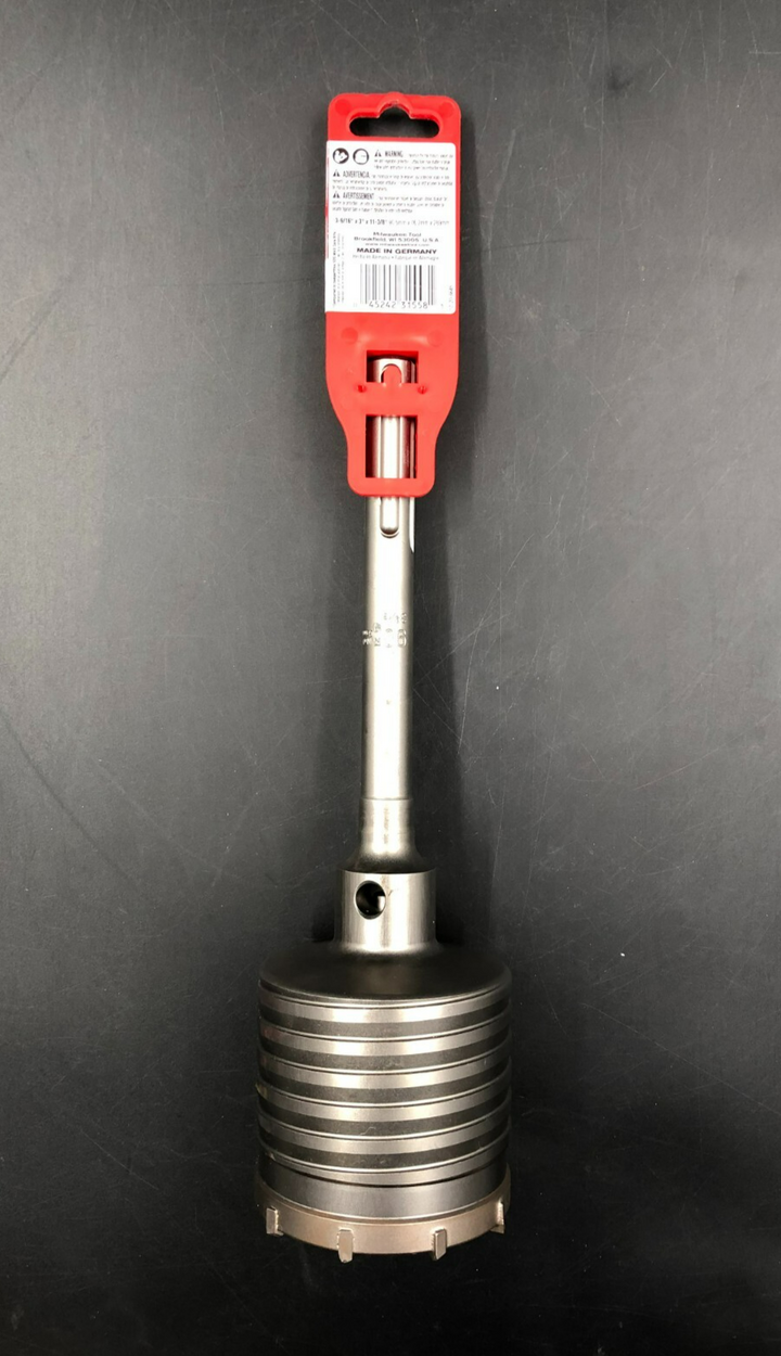 Milwaukee 48-20-5428 3-9/16" x 11-3/8" Concrete SDS Max Core Bit - NEW