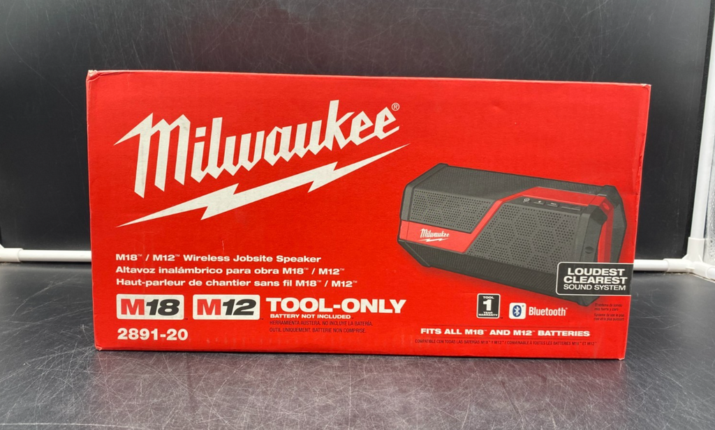 Milwaukee 2891-20 M18 / M12 Wireless Jobsite Speaker (Tool-Only) - NEW
