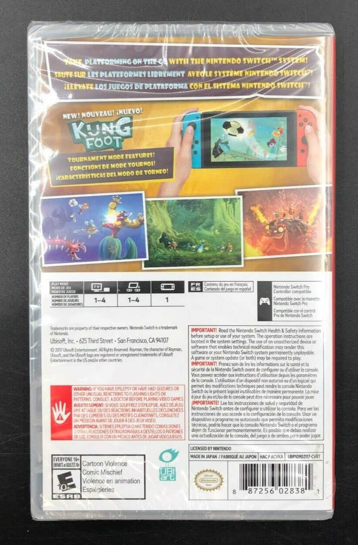 Rayman Legends Definitive Edition Nintendo Switch - NEW
