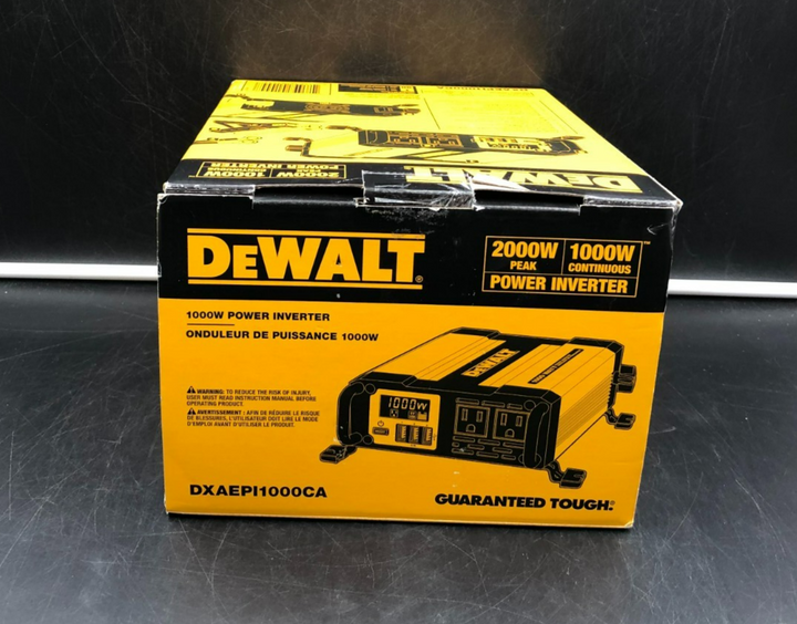 DeWalt DXAEPI1000CA 1000W Power Inverter - NEW OPEN BOX