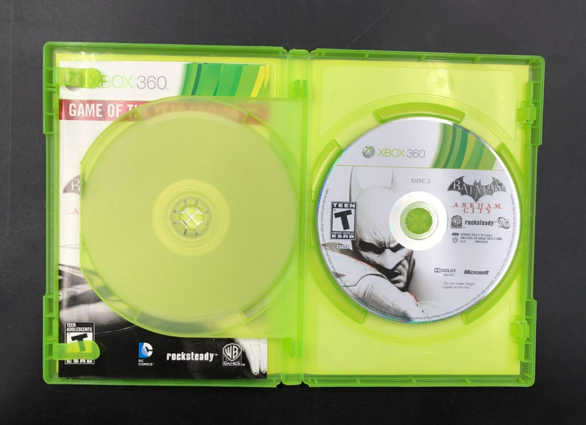 Batman: Arkham City - Game of the Year Edition (Microsoft XBOX 360) w/ Inserts
