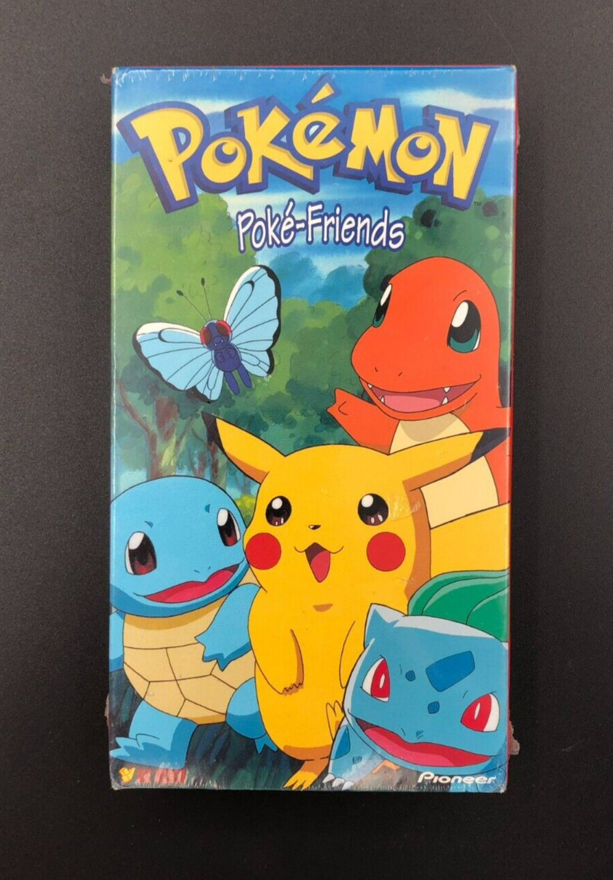 Pokemon Vol. 4: Poke-Friends - Bulbasaur, Charmander and Squirtle (VHS Tape) NEW