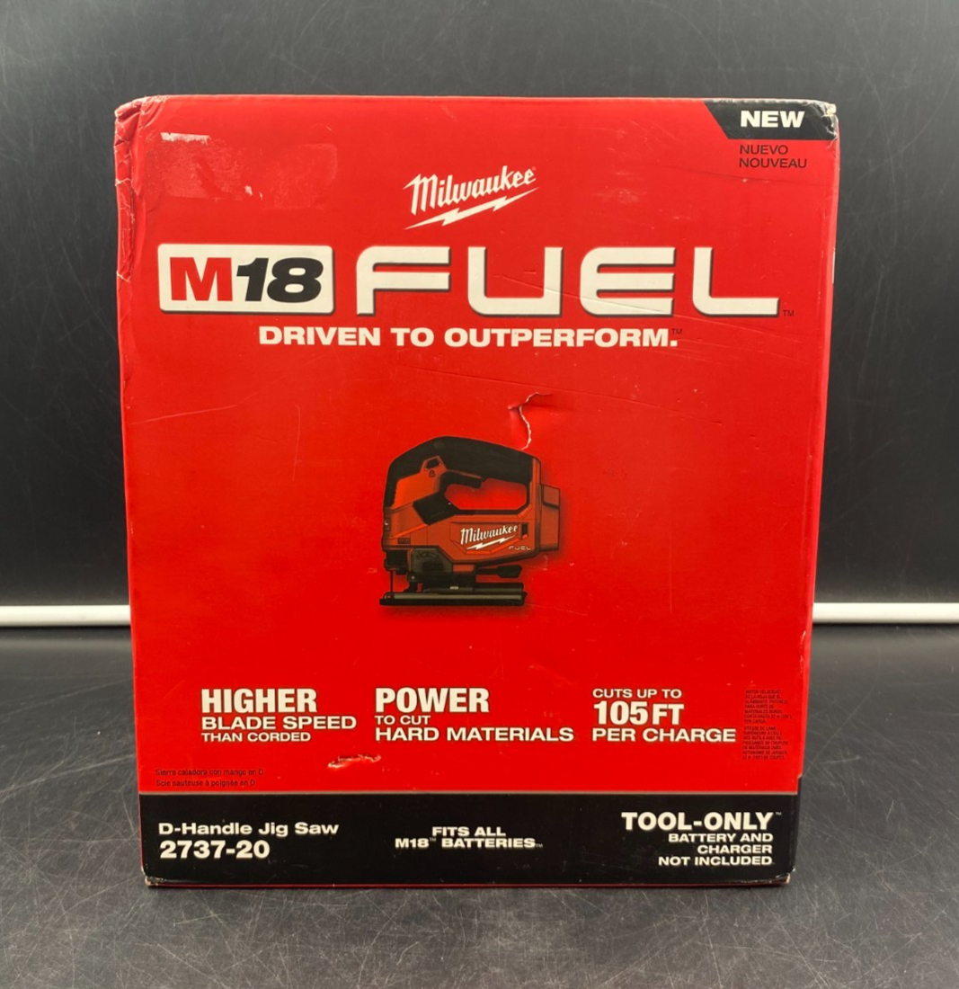 Milwaukee 2737-20 M18 Fuel D-Handle Jig Saw (Tool-Only) - NEW