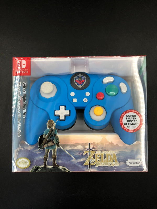 Nintendo Switch Wired Fight Pad Pro - Zelda BOTW - NEW~~