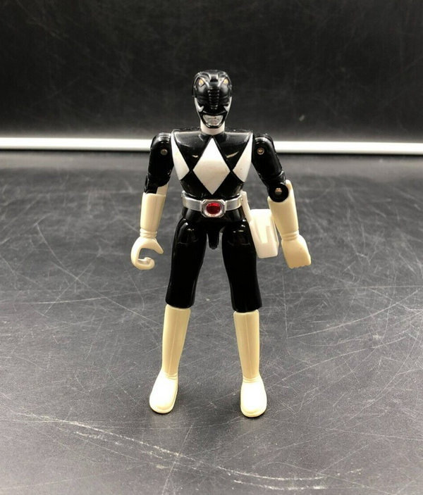 1993 Bandai Mighty Morphin Power Rangers - 4.75" Black Ranger Action Figure