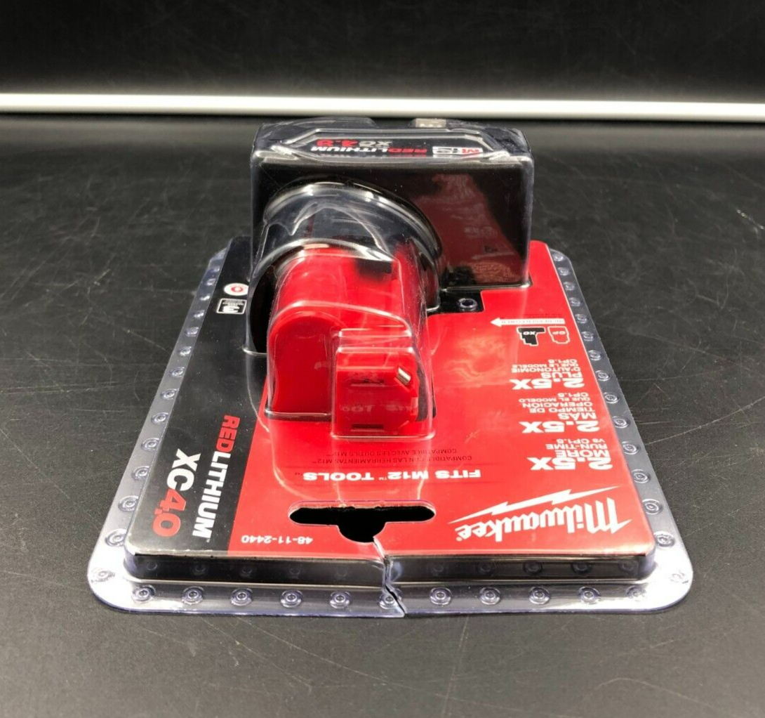 Milwaukee 48-11-2440 M12 Red Lithium XC 4.0 Battery Pack - BRAND NEW