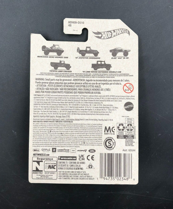 2021 Hot Wheels Off-Road Series Full Set of 5 Die-Cast Trucks Mud Runners - NEW