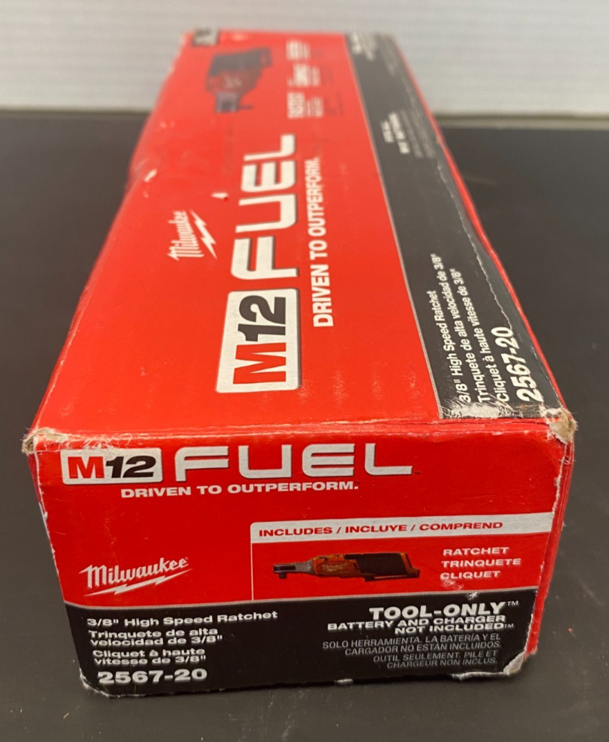 MILWAUKEE 3/8" HIGH SPEED RATCHET 2567-20 *OPEN BOX, NEW, SEE PICS*