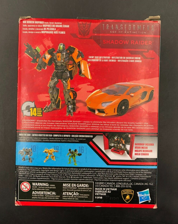 TOMY Studio Series #17 Transformers: Age of Extinction Shadow Raider Deluxe -NEW