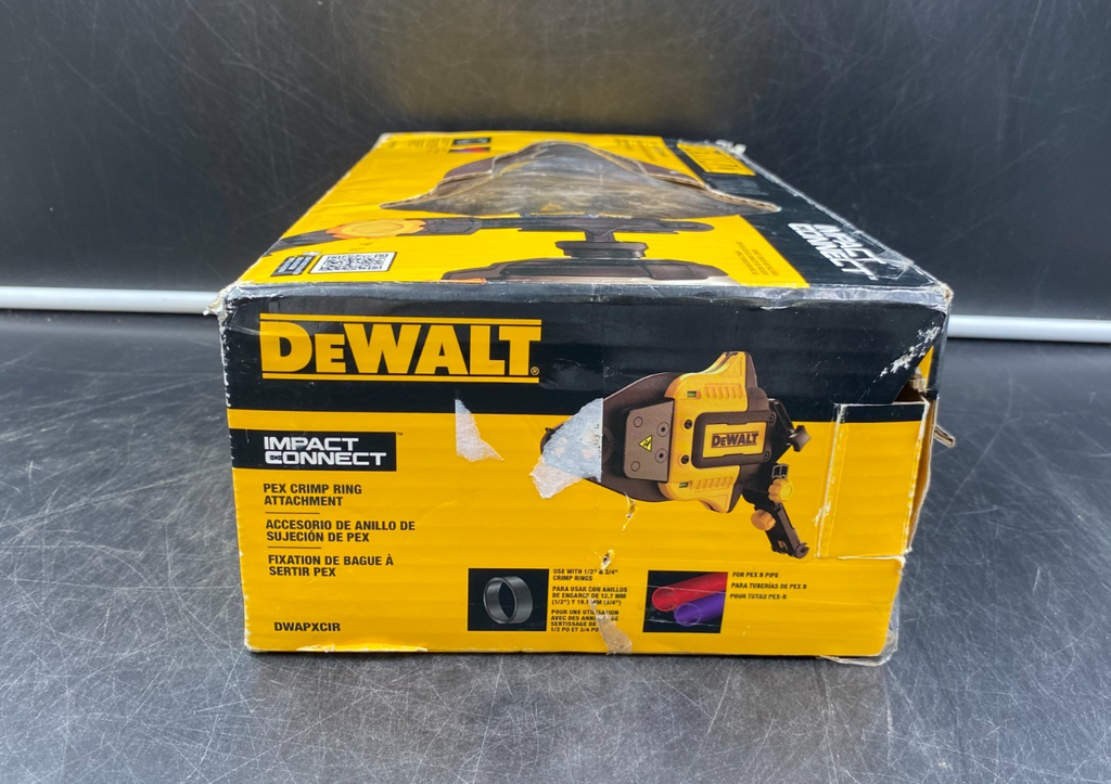 DeWalt DWAPXCIR Impact Connect Pex Crimp Ring Attachment - NEW OPEN BOX
