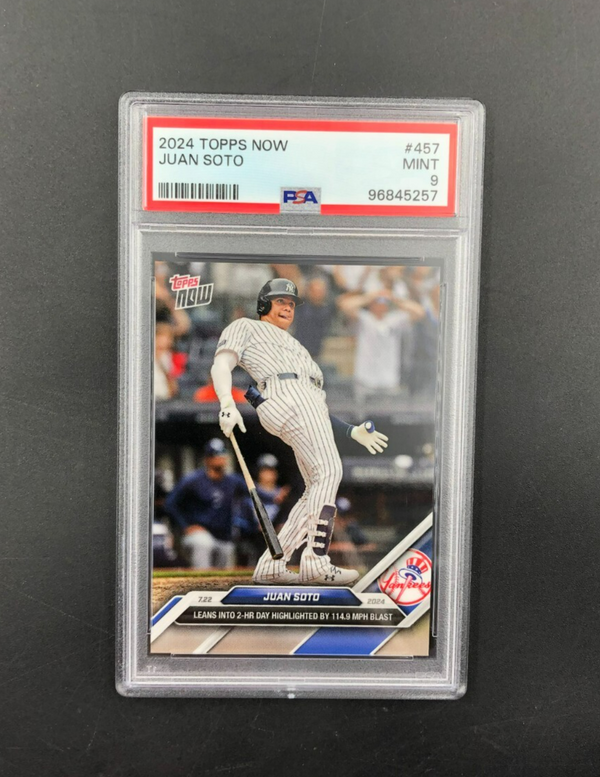2024 Topps Now Juan Soto No. 457 PSA 9 MINT