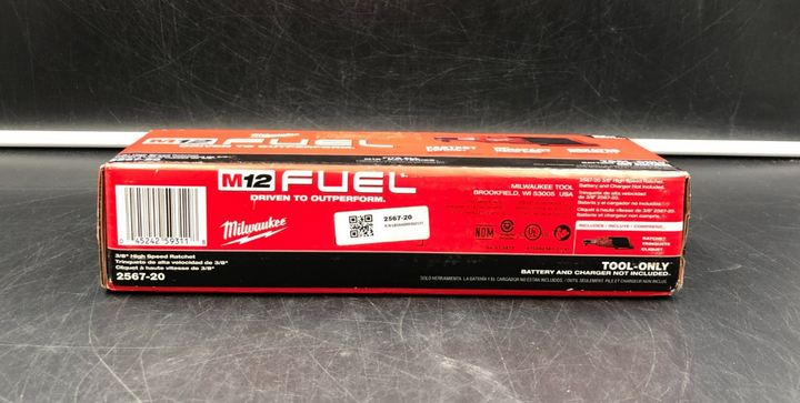 Milwaukee 2567-20 M12 Fuel 3/8" High Speed Ratchet (Tool-Only) - NEW
