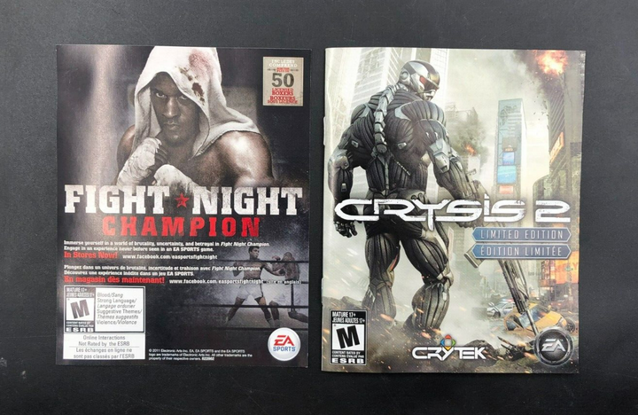 Crysis 2 - Limited Edition (PlayStation 3, PS3) w/ Manual + Insert
