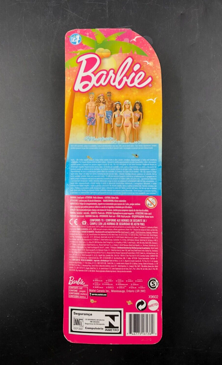 2012 Mattel: Barbie - Beach Ken Doll with Octopus Swim Trunks + Sunglasses - NEW