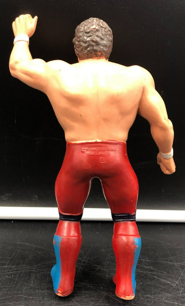 1986 Titan Sports LJN WWF 8" BRITISH BULLDOG DYNAMITE KID (Messy Hair) Figure