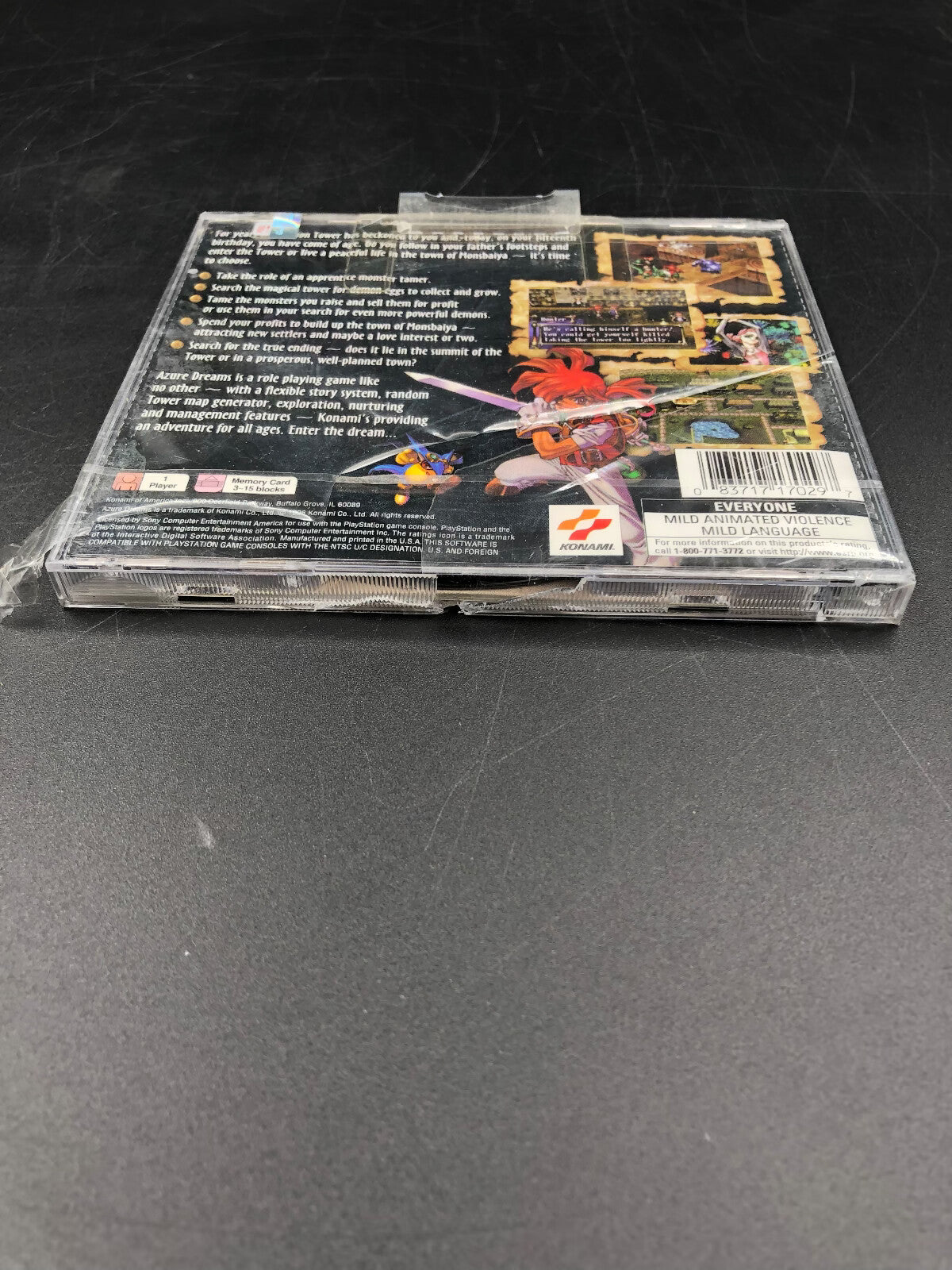 Azure Dreams (Sony PlayStation 1, 1998) *BRAND NEW*