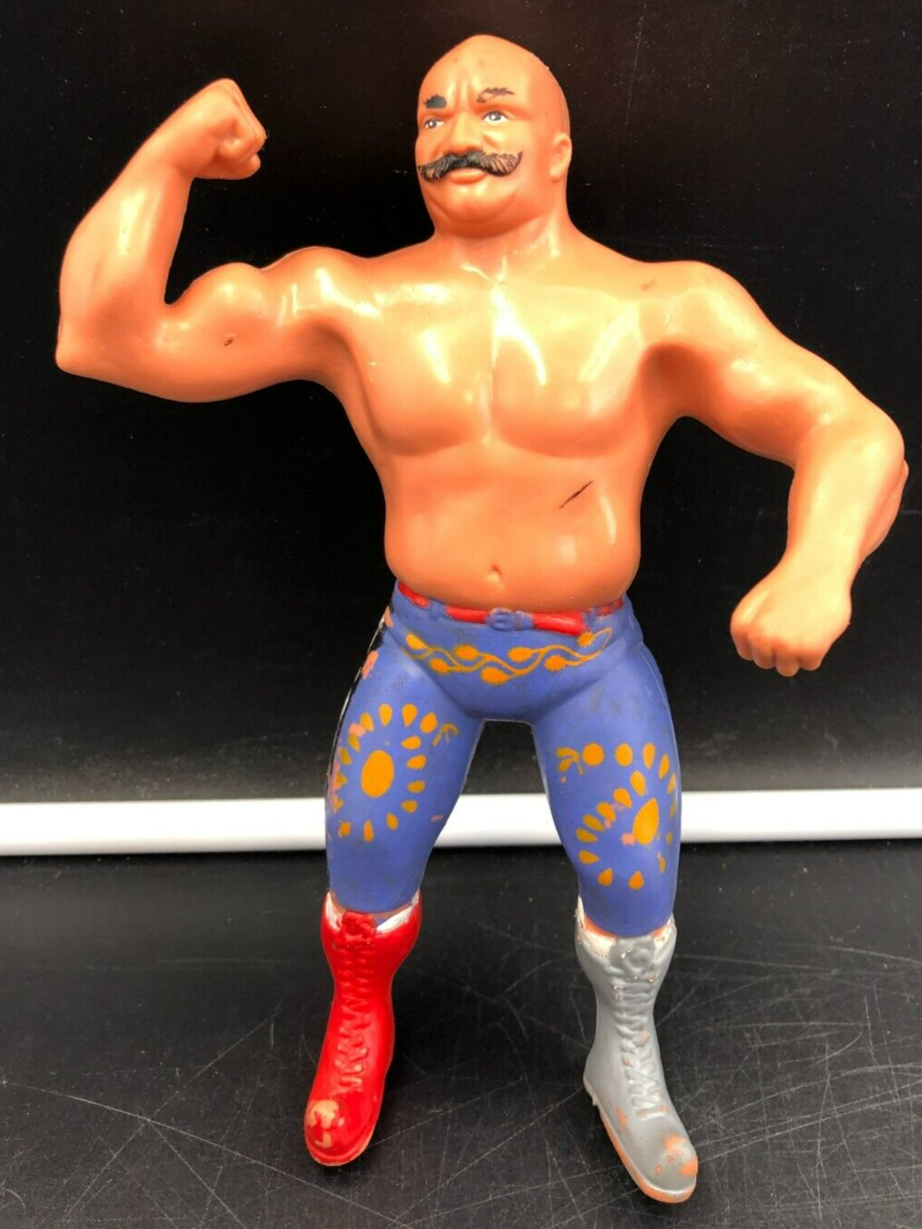 1984 Titan Sports LJN WWF 8" IRON SHEIK Wrestling Figure