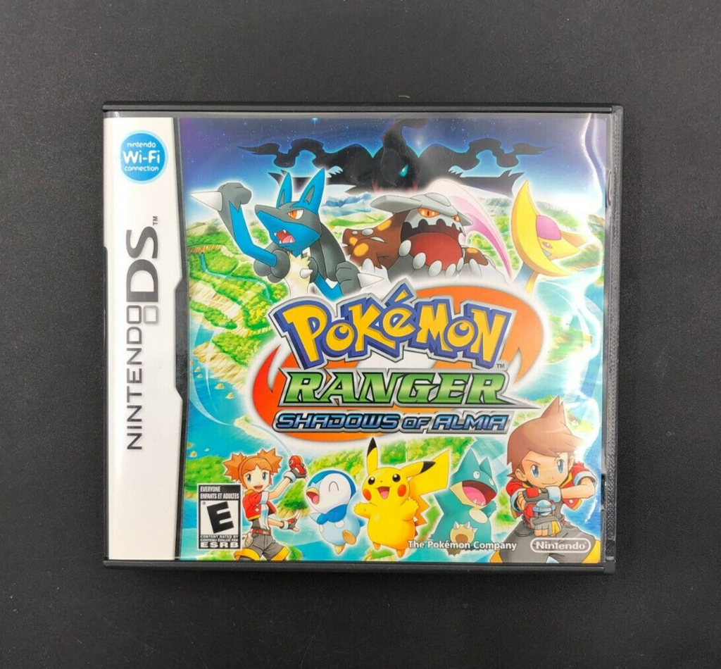 Pokemon Ranger: Shadows of Almia (Nintendo DS) in Case w/ Manual + Inserts