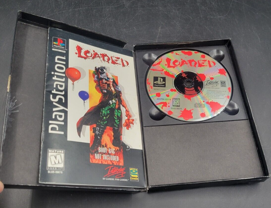 PLAYSTATION 1 - Long Box Game: LOADED w/Manual *USED, SEE PICS & DETAIL*