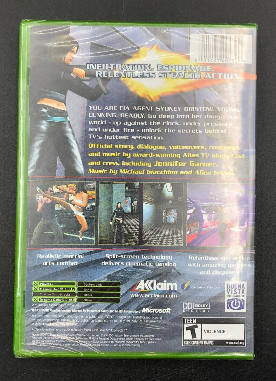 Alias XBOX - NEW