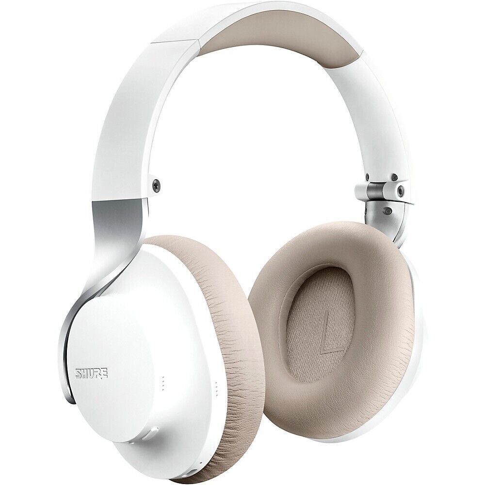 Shure Aonic 40 Wireless Noise Cancelling Bluetooth Headphones (White) - NEW