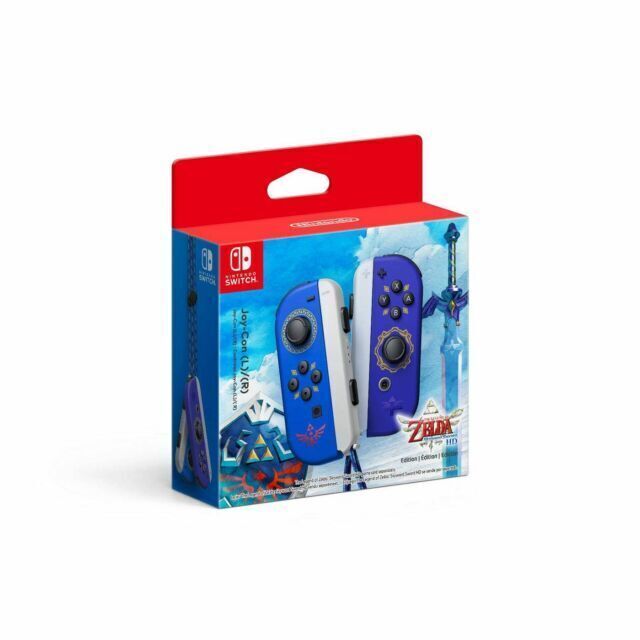 NINTENDO SWITCH Joy-Con The Legend Of Zelda Skyward Sword Ed. *OPEN BOX, NEW*