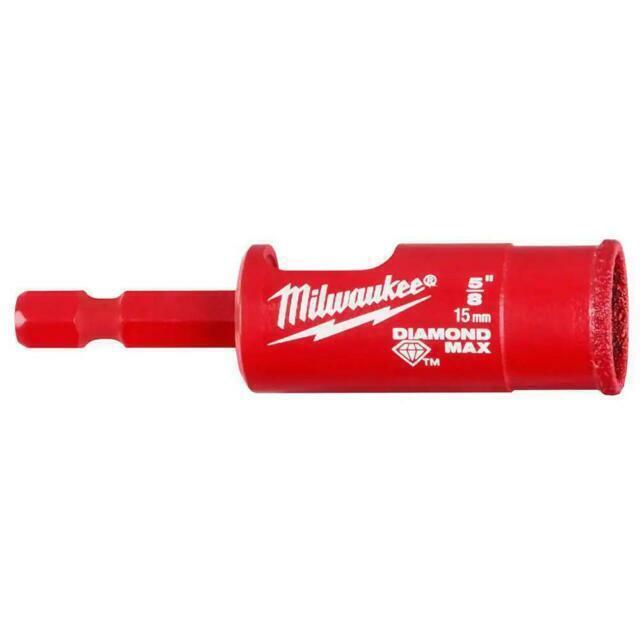 Milwaukee Diamond Plus 5/8"/15mm One-Piece Hole Saw - Red (49-56-0513) - NEW