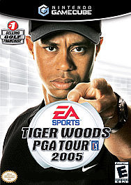 Tiger Woods PGA Tour 2005 Nintendo GameCube w/ Manual